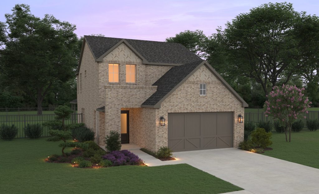 Monterey - 2 Story House Plans in TX