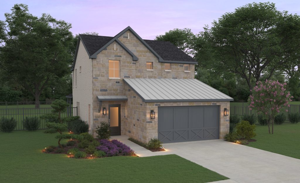 Monterey - 2 Story House Plans in TX