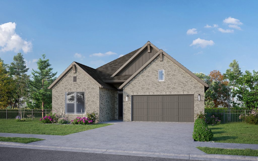 Cayman Elv B - Single Story House Plans in TX