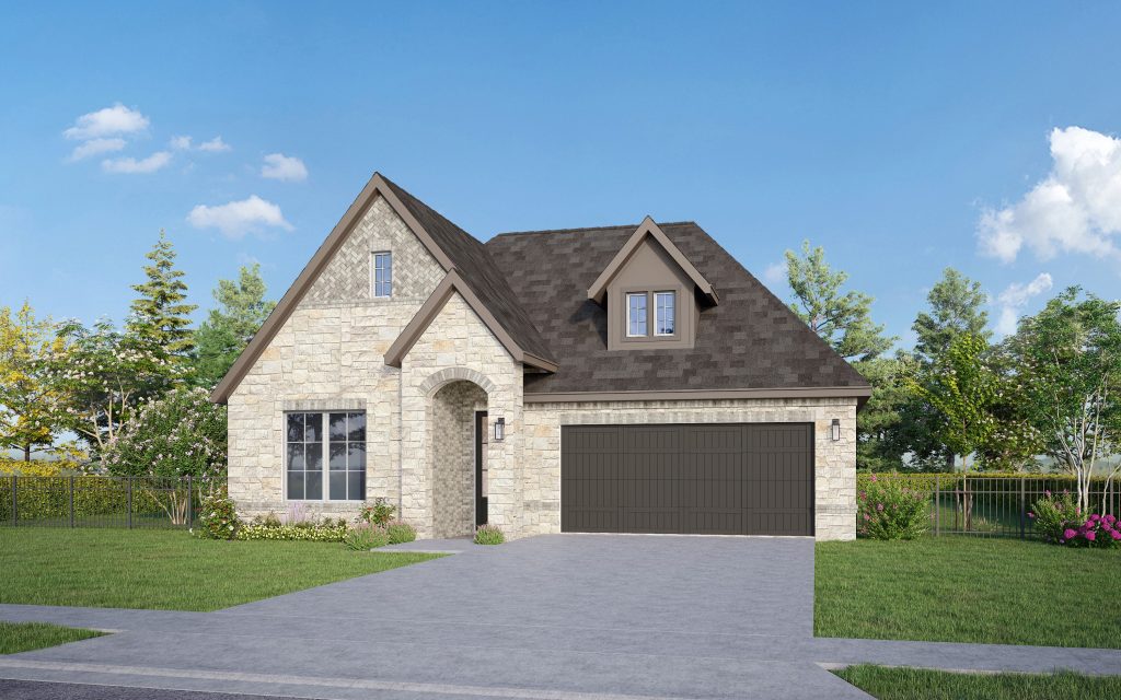 Cayman Elv D - Single Story House Plans in TX
