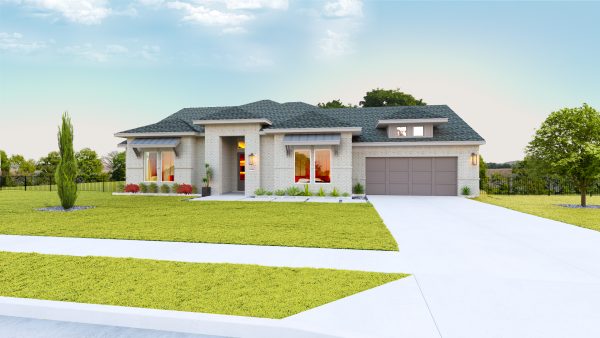 Bali - Single Story House Plans in TX