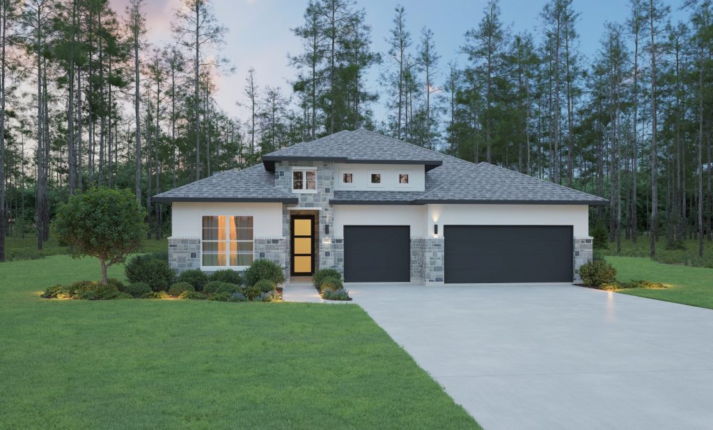 The Santorini Model front elevation from Stonefield Homes