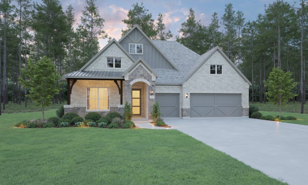 The Mykonos Model front elevation from Stonefield Homes