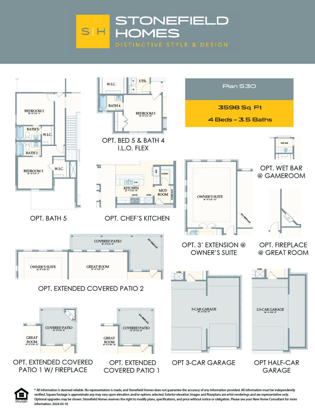 Sanibel Floor Plan - 2 Story House Plans in Houston TX