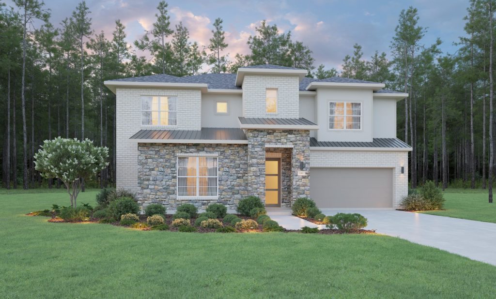 The Sanibel Model front elevation from Stonefield Homes