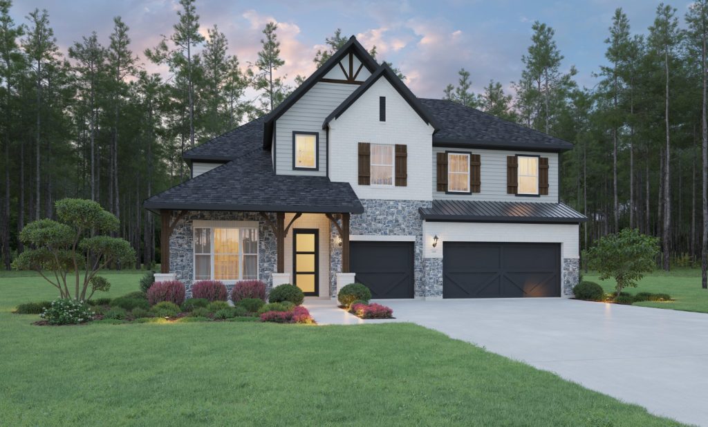 The Aruba Model front elevation from Stonefield Homes